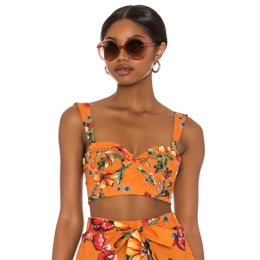 Agua Bendita x Revolve Passiflora Top NWOT